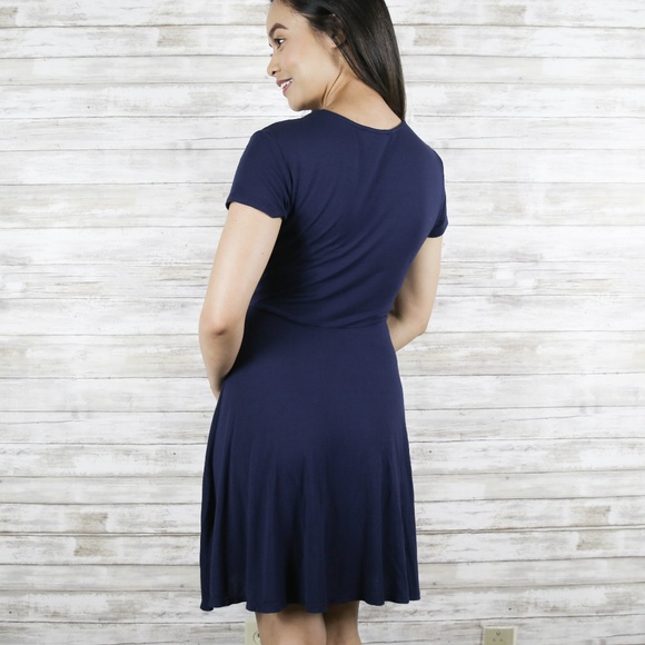 Rolla Coster Blue Midi Dress sz Sm - Picture 6 of 8